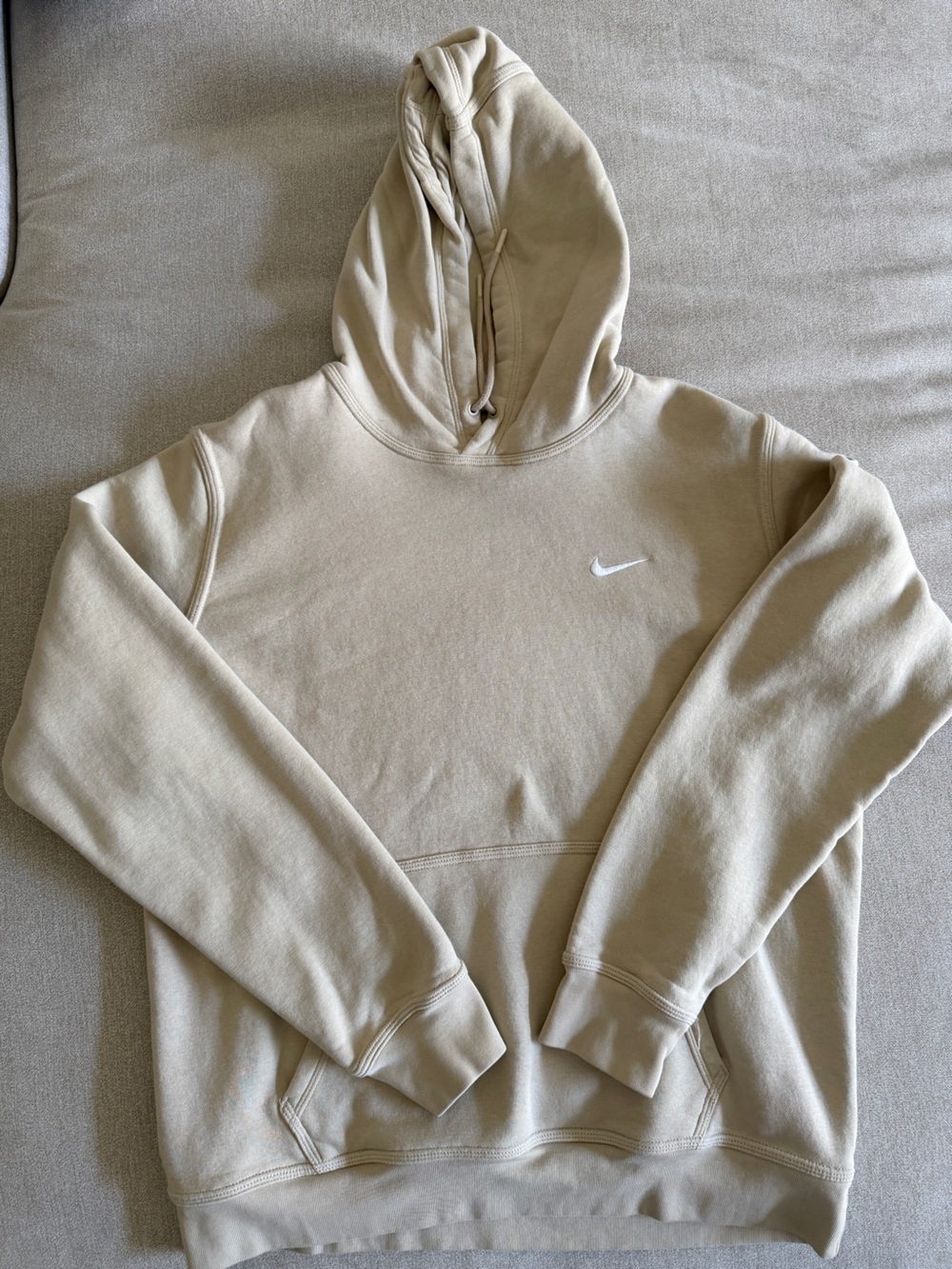 Nike Beige Pullover Hoodie
